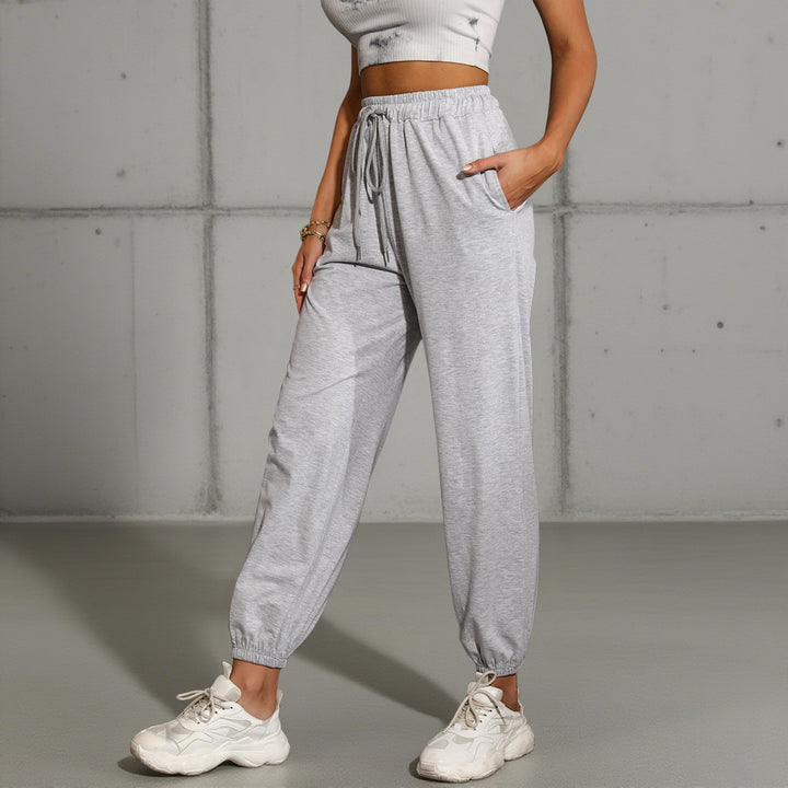Damen Bequeme Jogginghose mit Gummibund Drune