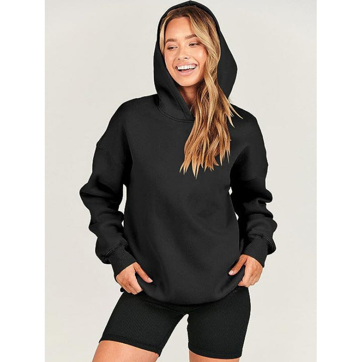 Damen bequeme Kapuzen-Sweatshirt Drune