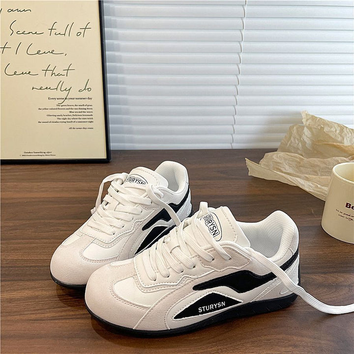 Damen Freizeit Sneakers mit weichem Wildleder und atmungsaktivem Obermaterial Drune