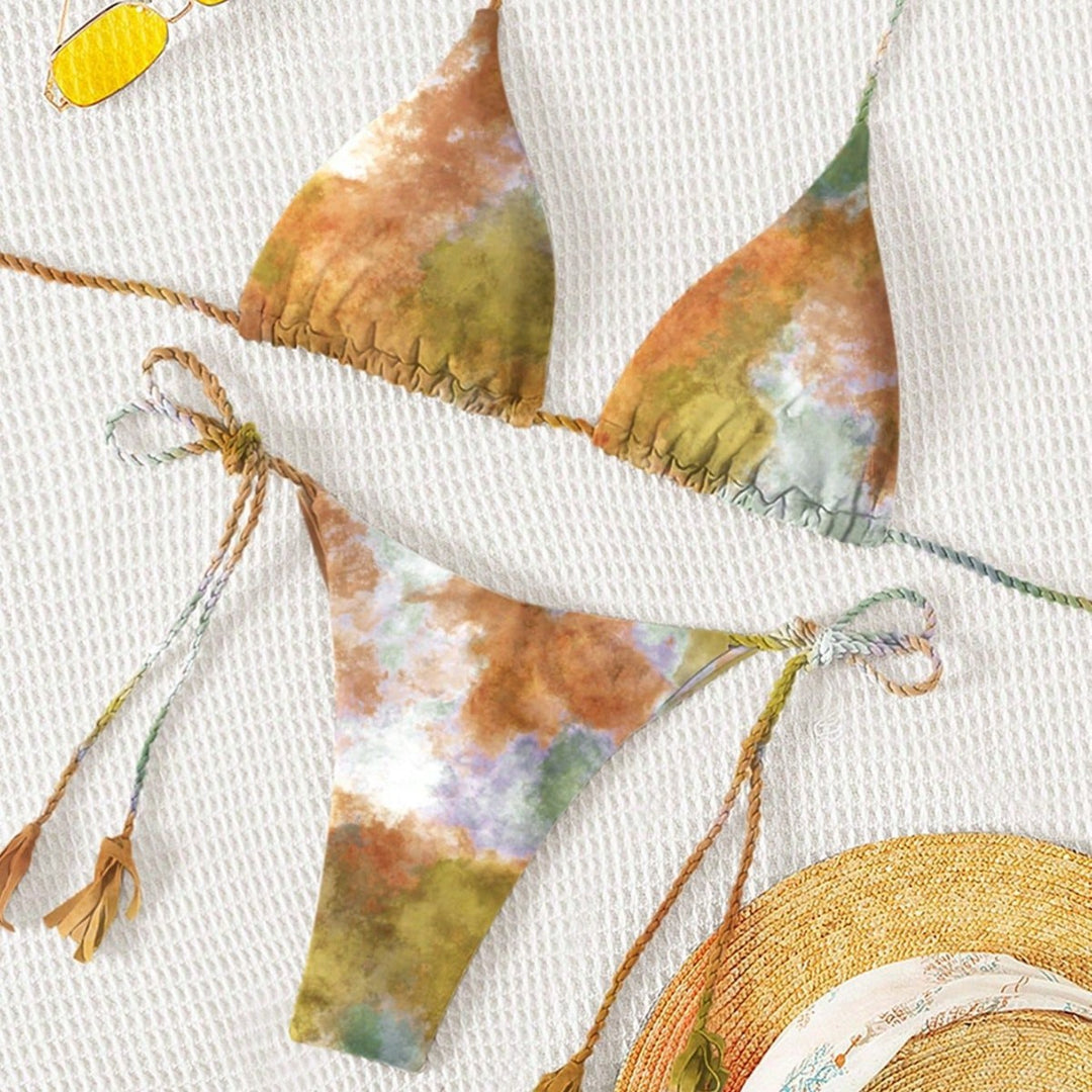 Damen Triangel-Bikini mit nachhaltigem Baumwollmix Drune