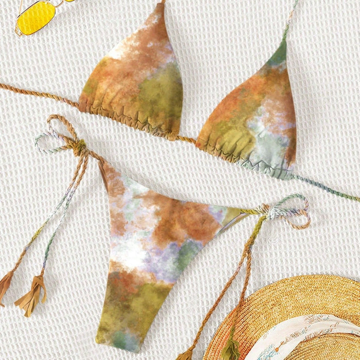 Damen Triangel-Bikini mit nachhaltigem Baumwollmix Drune