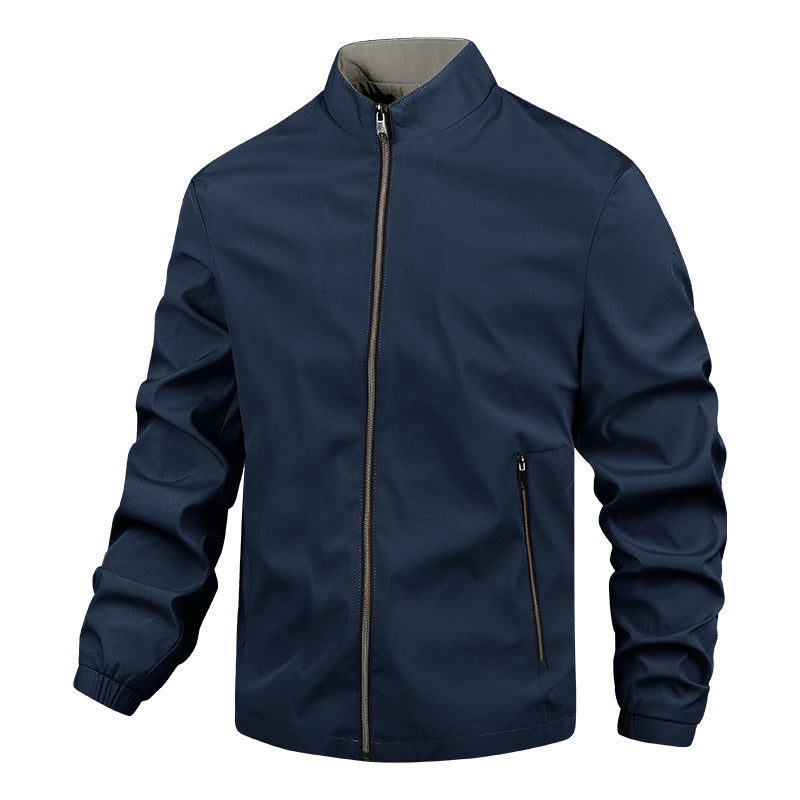 Herren Leichte Übergangsjacke mit hochgeschlossenem Kragen Drune 1787738638