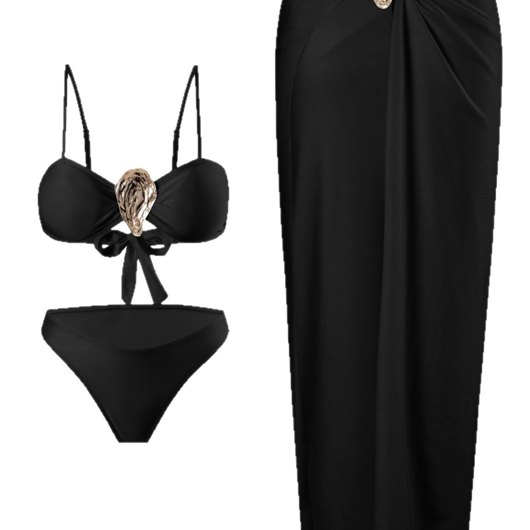 Damen Bikini-Set mit elegantem Wickelrock Drune