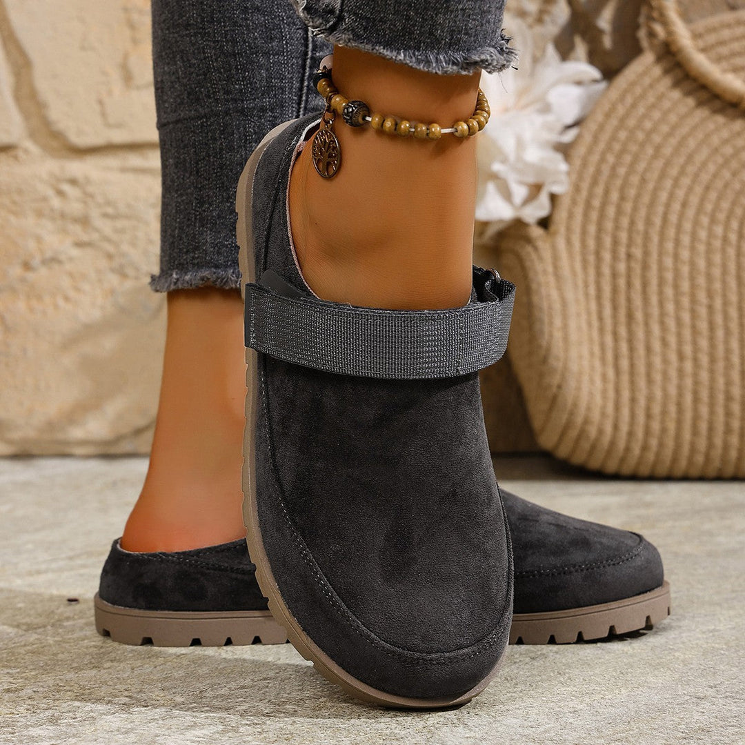 Damen Komfortable Clogs mit verstellbarem Riemen Drune