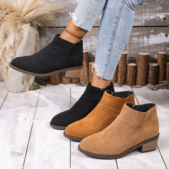 Damen Elegante und komfortable Stiefeletten Drune
