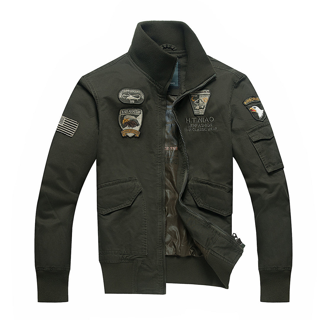 Herren Modische Utility-Jacke Drune