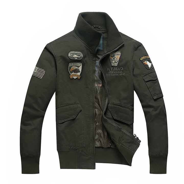 Herren Modische Utility-Jacke Drune