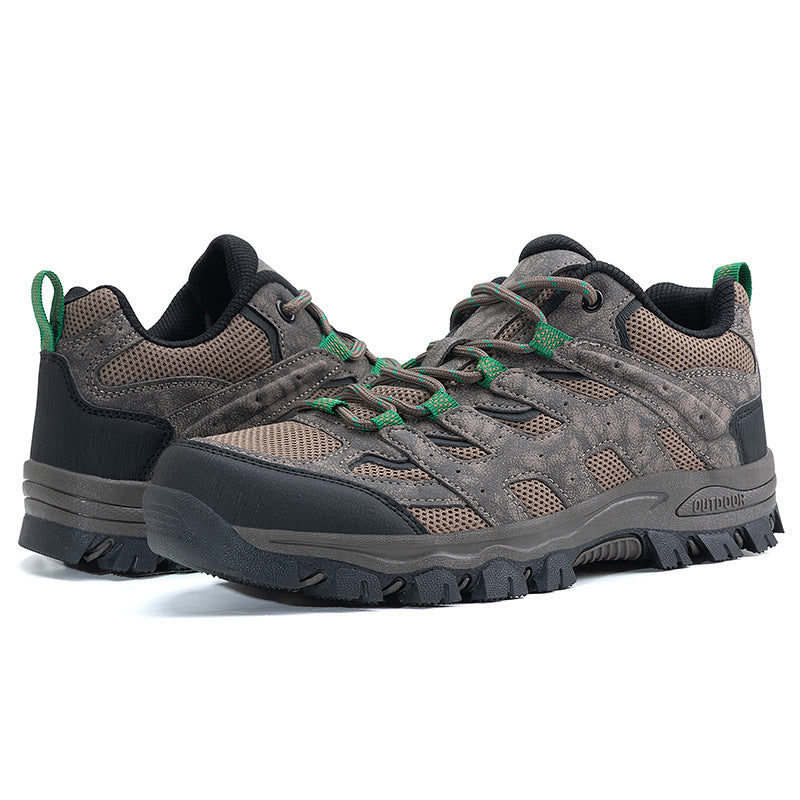 Herren ergonomische, rutschfeste Trekking-Halbschuhe mit atmungsaktivem Mesh Drune