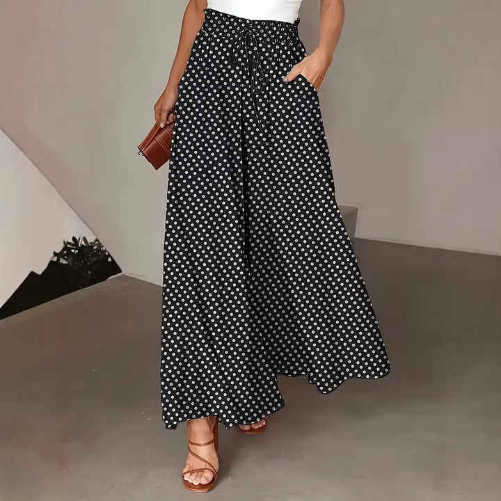 Damen Palazzo-Hosen mit elastischem Bund und praktischen Taschen Drune