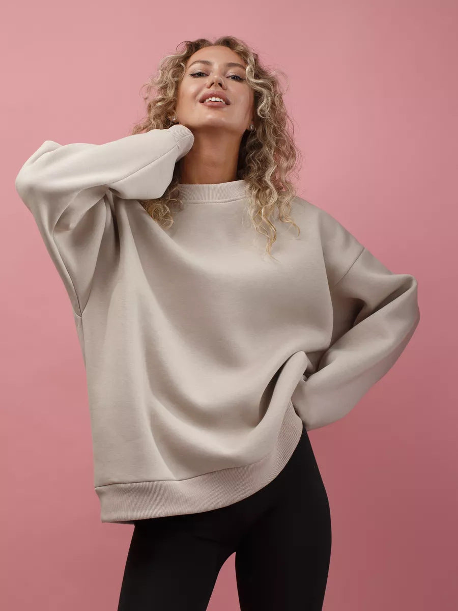 Damen oversized Komfort-Sweatshirt Drune