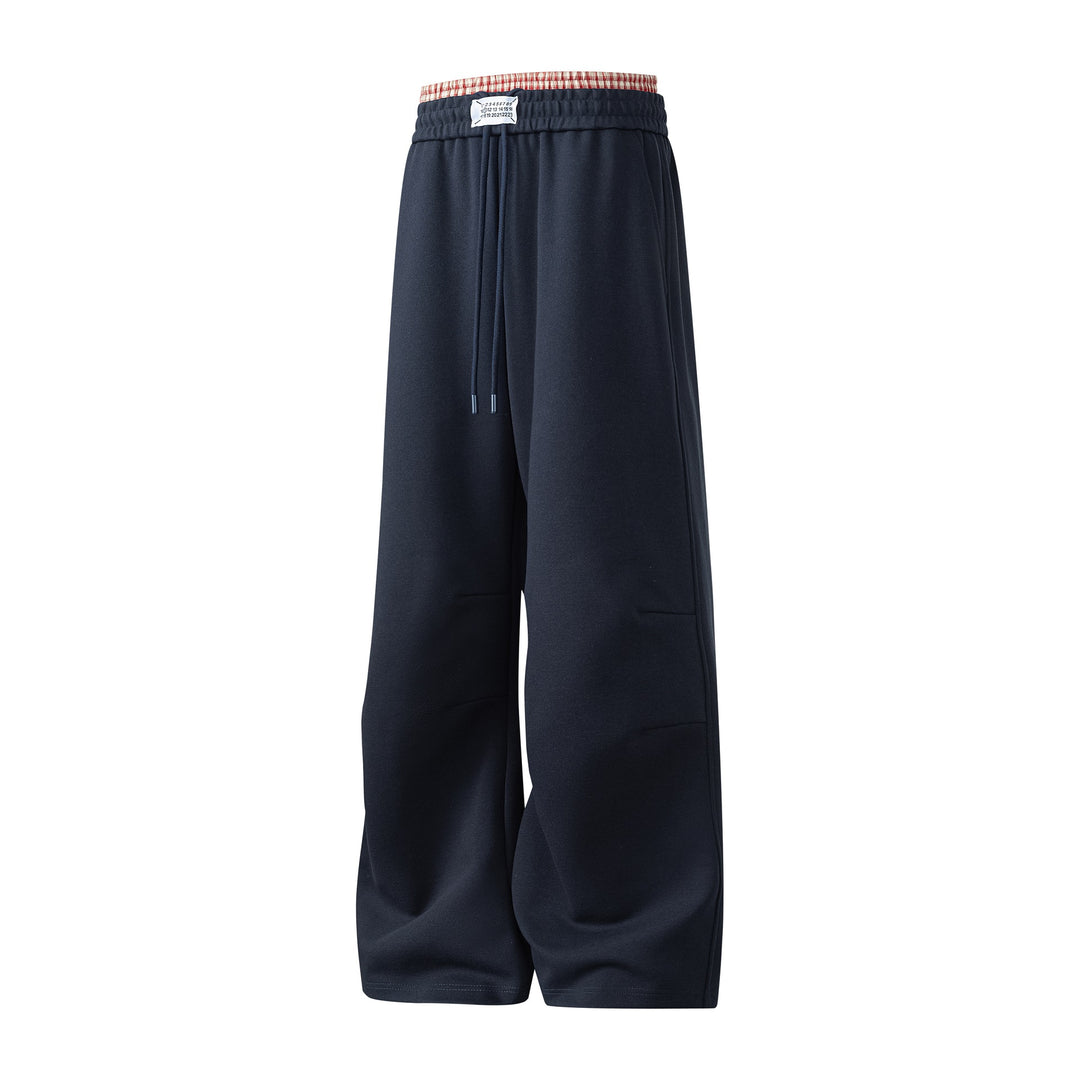 Herren weite Freizeithose aus atmungsaktivem Baumwollmix mit elastischem Bund und seitlichen Taschen Drune