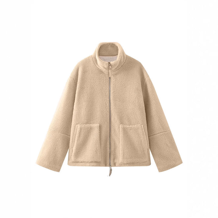 Damen Kuschelige Fleecejacke Drune