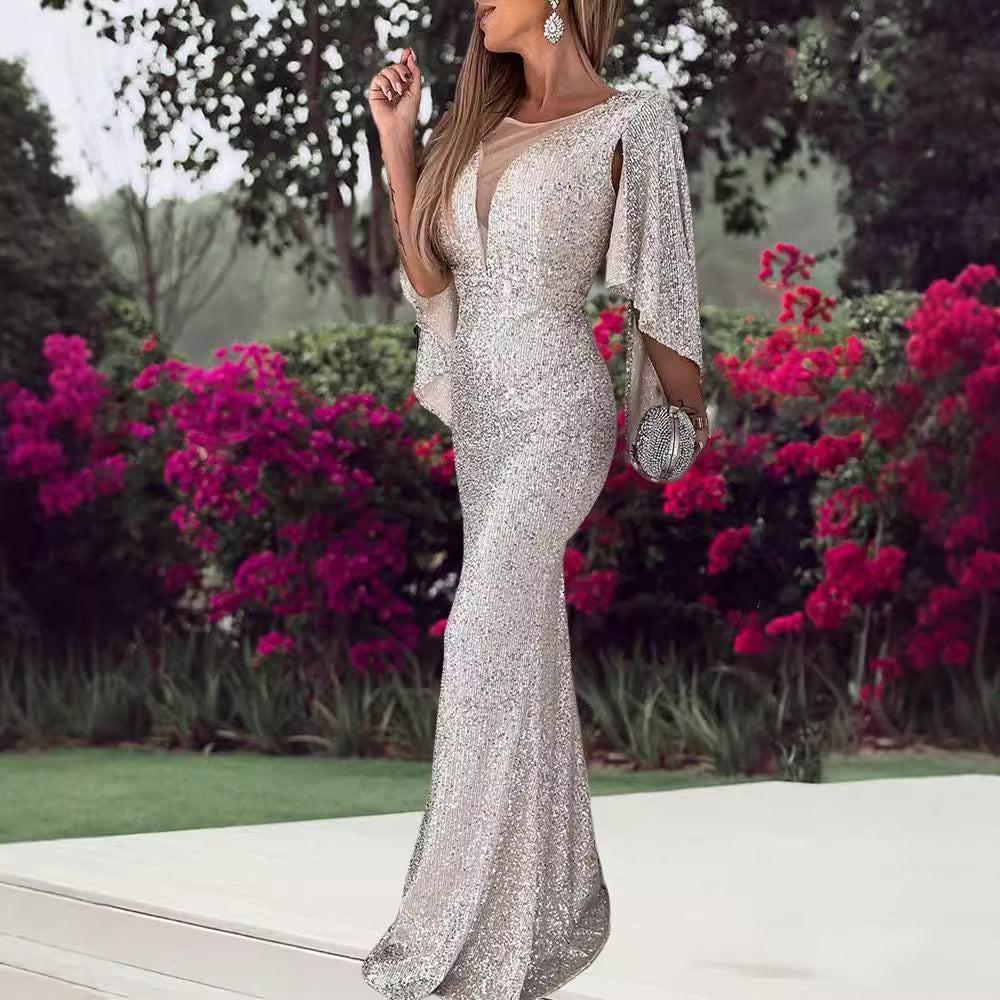 Damen glamouröses Abendkleid Drune