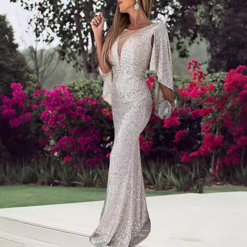 Damen glamouröses Abendkleid Drune