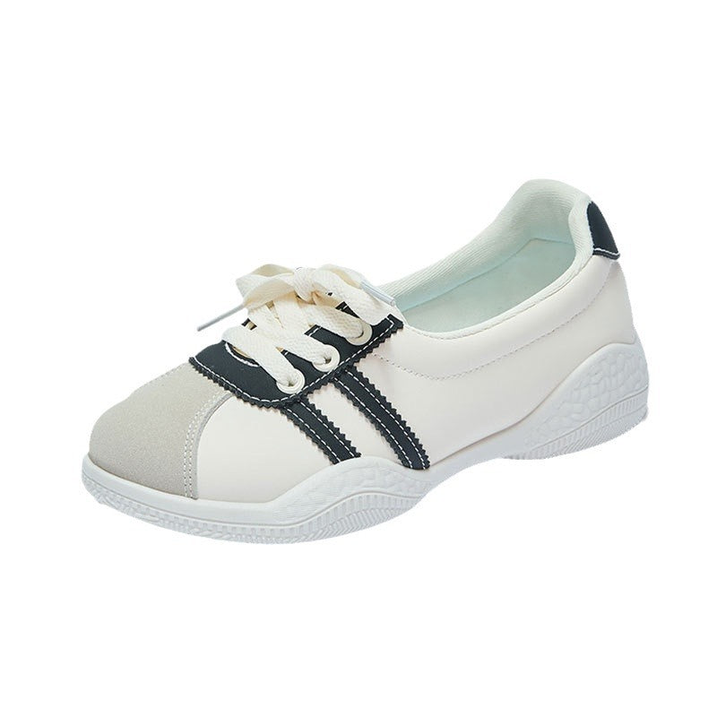 Damen Sneakers mit glanzvollem Obermaterial und atmungsaktivem Innenfutter Drune