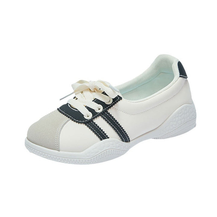 Damen Sneakers mit glanzvollem Obermaterial und atmungsaktivem Innenfutter Drune
