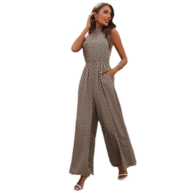 Damen Jumpsuit mit elegantem Schnitt und modischem Muster Drune