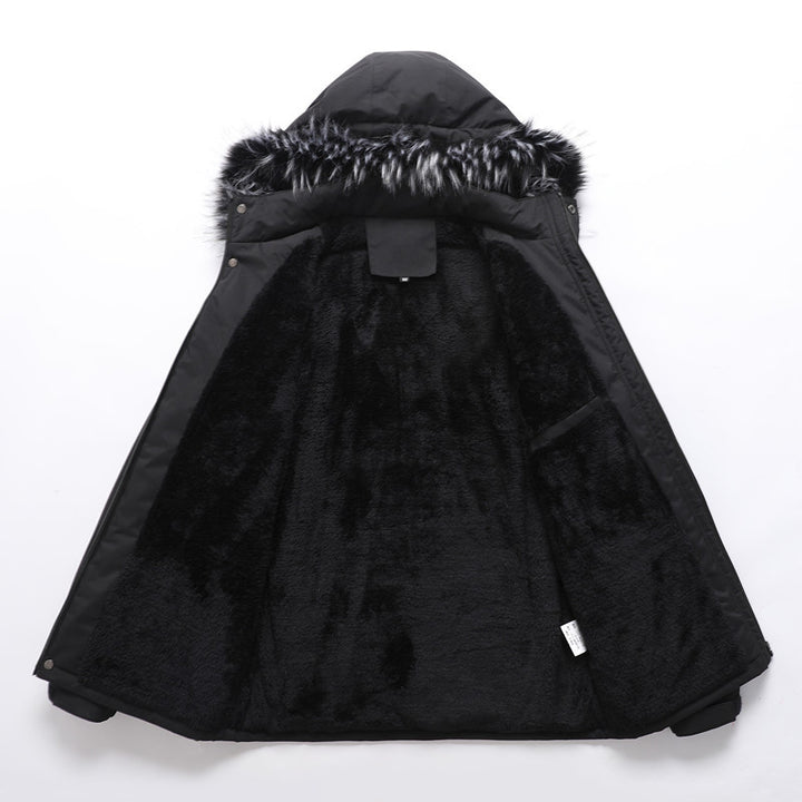 Herren Arctic-Insulated Parka mit abnehmbarer Kunstfellkapuze und reflektierenden Details Drune