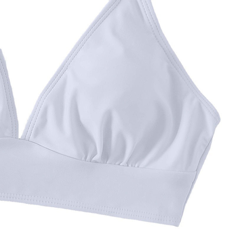 Damen Triangel-Bikinioberteil mit Rüschendetails Drune