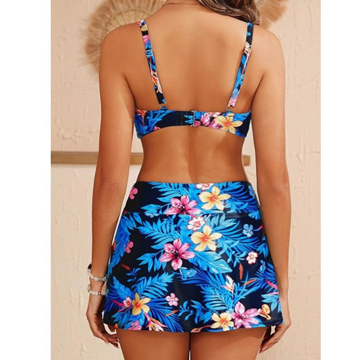 Damen Bikini-Set mit verstellbaren Trägern und modischem Wickeldesign Drune