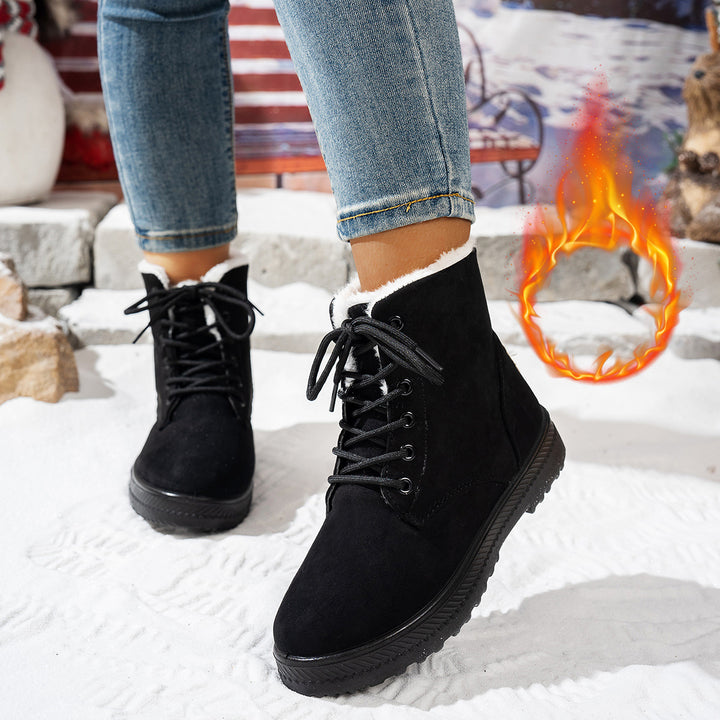 Damen Winterstiefel mit kuscheligem Futter und rutschfester Sohle Drune