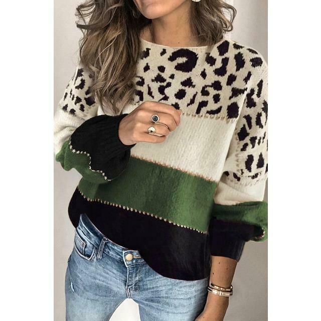 Drune | Patchwork Gedruckt Leopard