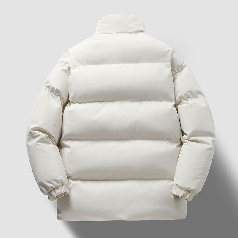 Unisex nan gesteppte Thermo-Steppjacke mit hohem Stehkragen und winddichter Isolationsfüllung Drune