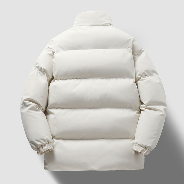 Unisex nan gesteppte Thermo-Steppjacke mit hohem Stehkragen und winddichter Isolationsfüllung Drune