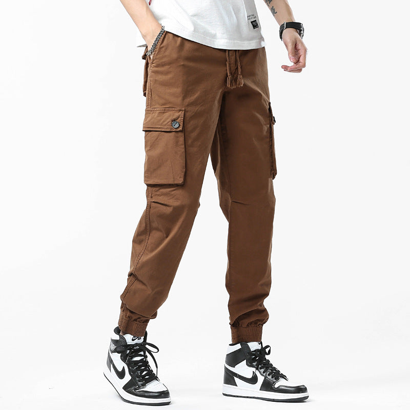Herren Urban-Utility Cargohose im Joggerstil mit raffiniertem Taschenkonzept Drune
