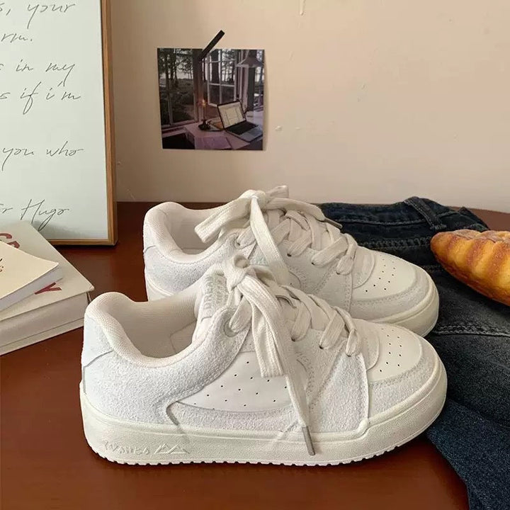 Damen Sneakers im modernen minimalistischen Design mit atmungsaktiven Oberflächen und gepolsterter Innensohle Drune