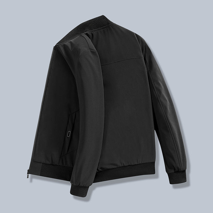 Herren sportliche Übergangsjacke mit elastischen Bündchen und innovativen Taschen Drune