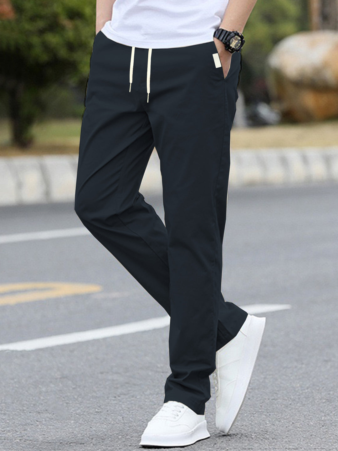 Herren Komfortable Freizeit-Hose