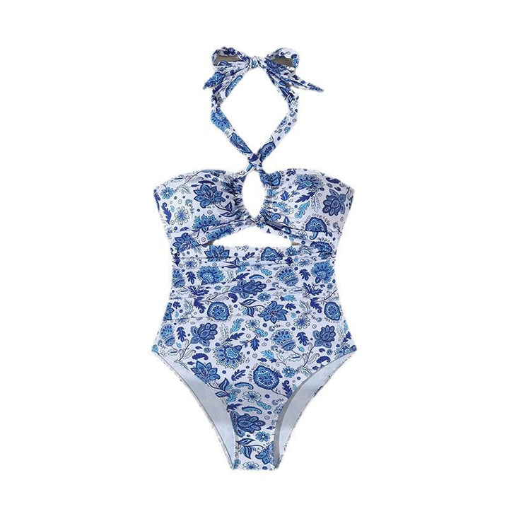 Damen Einteiler Badeanzug mit elegantem Schnitt und stilvollem Cross-Design Drune