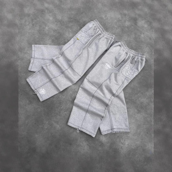 Herren Weit geschnittene Pullover Sweatpants Drune
