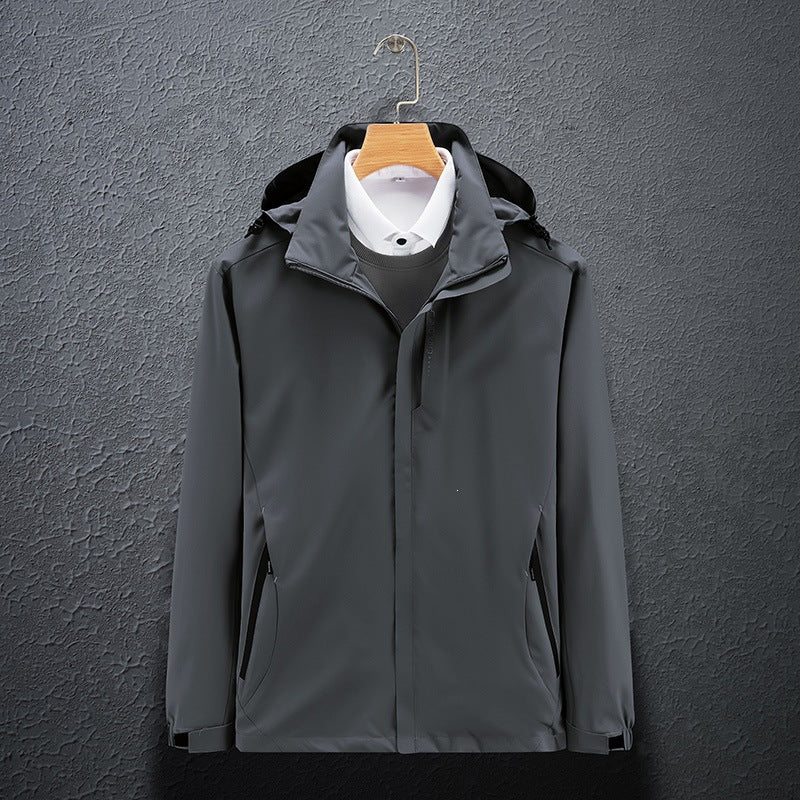 Herren Funktionale Wind- und Wetterjacke Drune