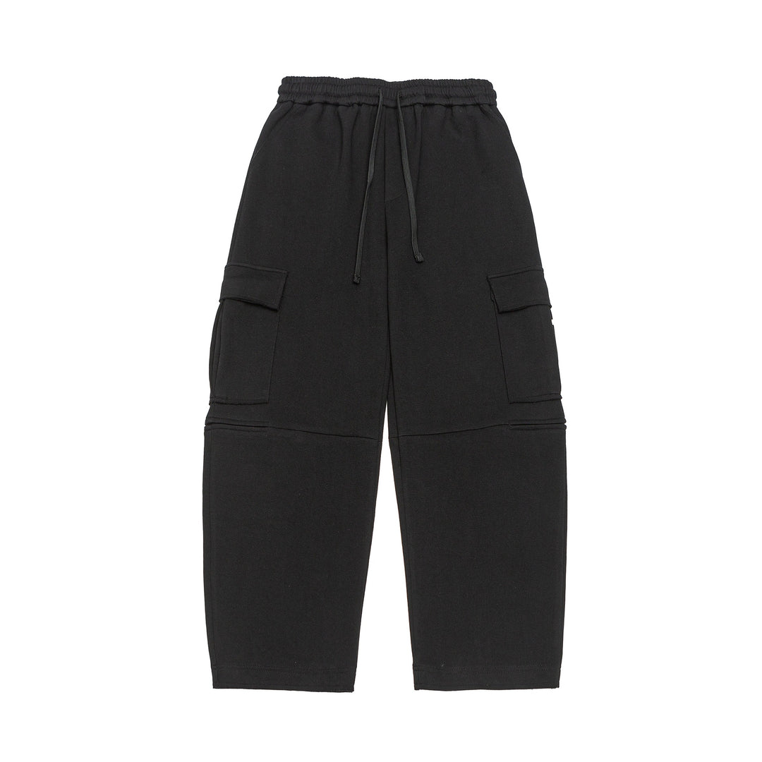 Damen Cargo-Sweathose mit Tunnelzugbund und aufgesetzten Taschen Drune