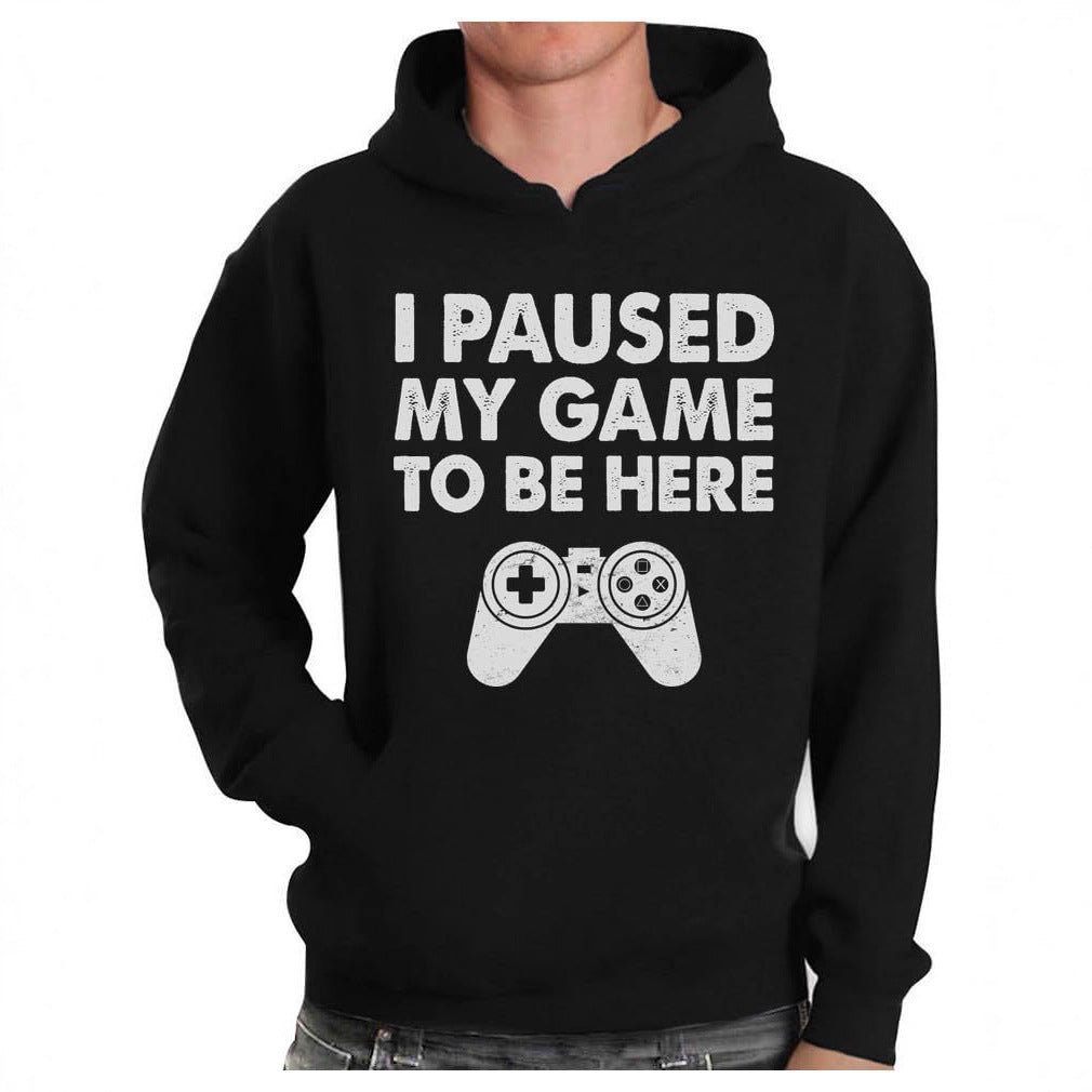 Herren Kreativer Kapuzenpullover mit Gaming-Motiv Drune