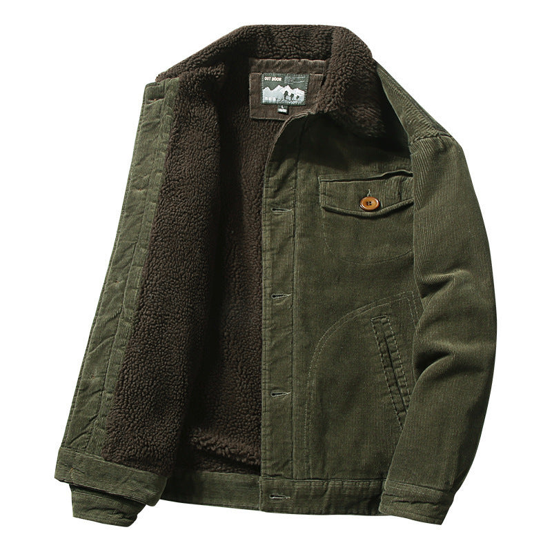 Herren Jacke mit Teddyfutter Drune