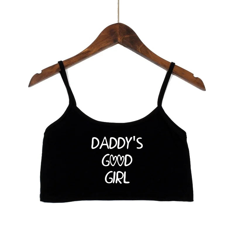 Damen modisches Crop-Top mit verzierten Trägern Drune