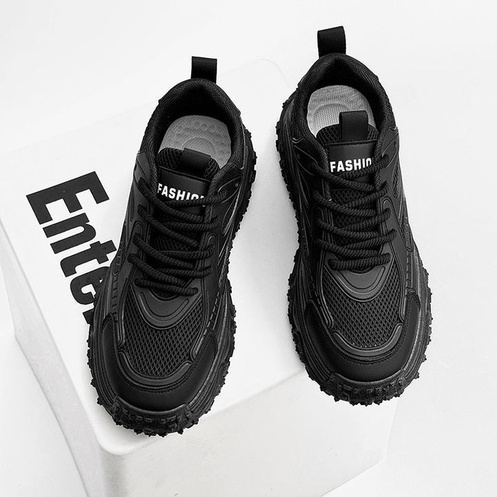 Damen Sportliche Netz-Sneaker mit rutschfester Profilsohle und atmungsaktiver Konstruktion Drune