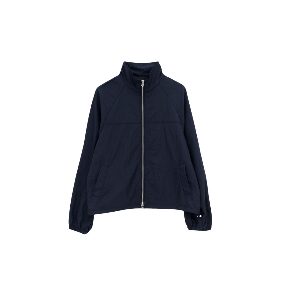 Damen leichte Windjacke mit hohem Kragen Drune