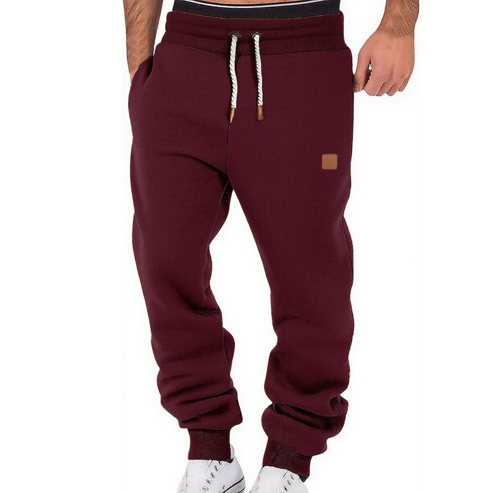 Herren nan komfortable Jogginghose aus hochwertiger Baumwollmischung mit elastischem Bund Kordelzug und Bündchen Drune
