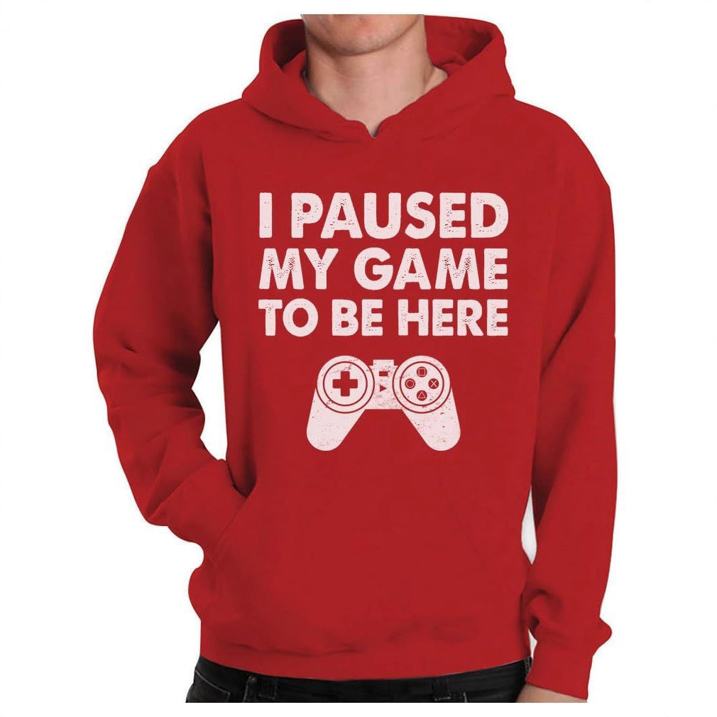Herren Kreativer Kapuzenpullover mit Gaming-Motiv Drune