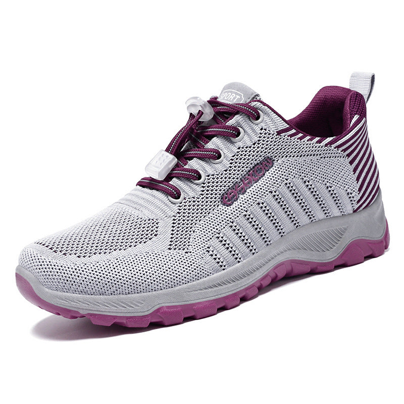 Herren nan flexible Mesh-Trailrunner mit stoßdämpfender EVA-Zwischensohle, Schnellzug-Schnürung und griffiger Outdoor-Profilsohle Drune
