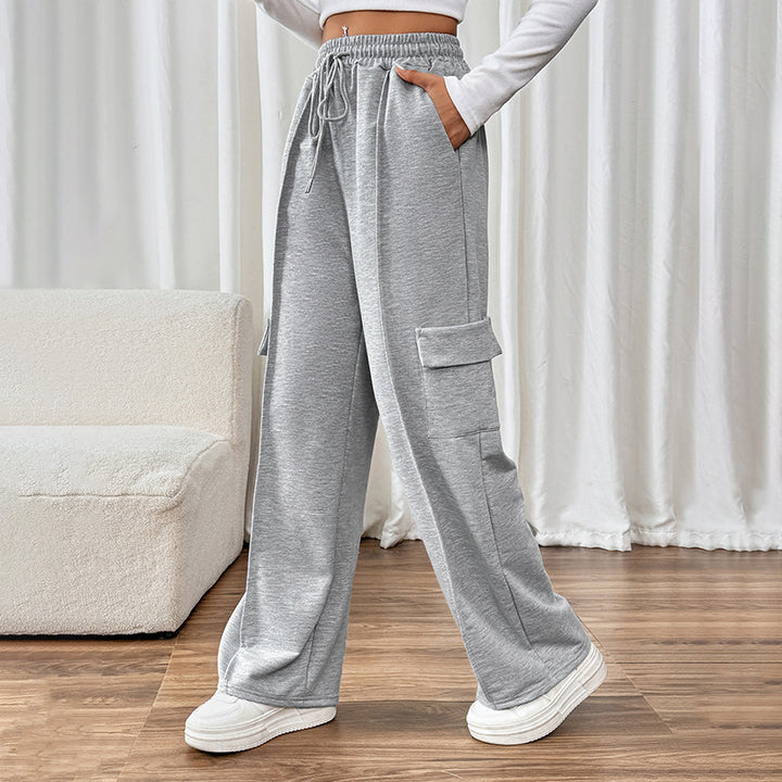 Damen Bequeme Cargo-Hose Drune