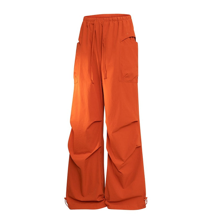 Herren Oversize-Cargohose im Tech-Look mit Tunnelzugbund, extra weitem Bein & verstellbaren Beinabschlüssen Drune