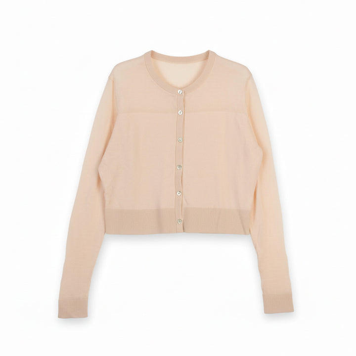 Damen Modische Strickjacke mit Knopfleiste Drune