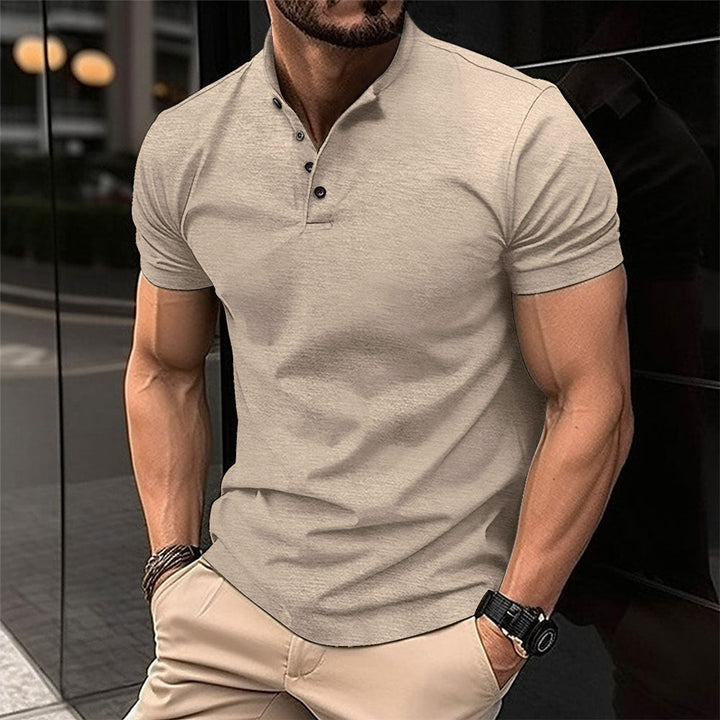 Herren Polohemd mit Knopfleiste und Kurzarm Drune