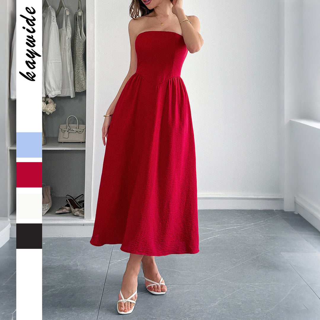 Damen Sommerliches Maxikleid im eleganten Streifenmuster Drune