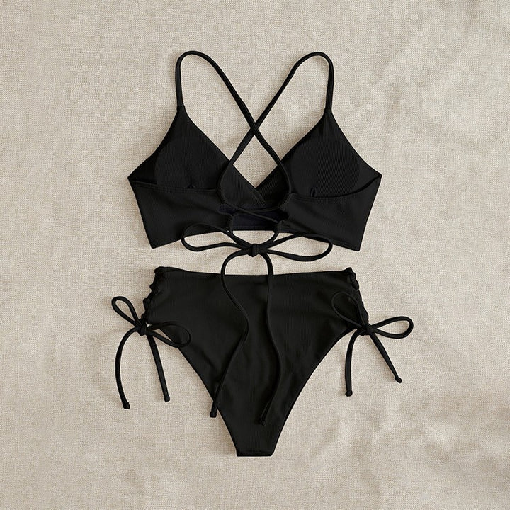 Damen Triangel-Bikini mit raffinierten Kordeldetails Drune